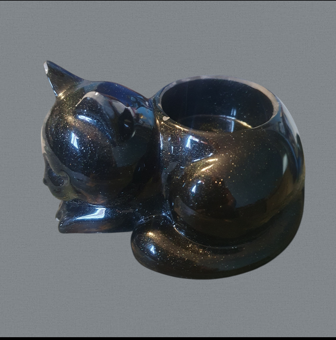 VEILLEUR D'OBSIDIENNE( NOIR PROFOND)