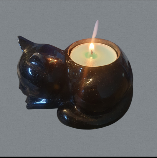 VEILLEUR D'OBSIDIENNE( NOIR PROFOND)